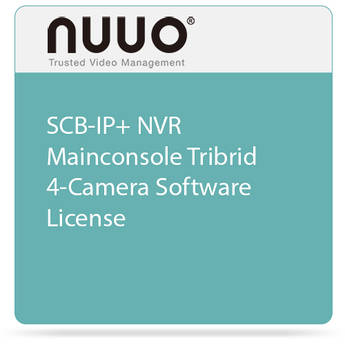 NUUO SCB-IP+ NVR Mainconsole Tribrid 4-Camera Software License