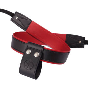 PONTE Leather Co Red Leather Camera Lift-Strap