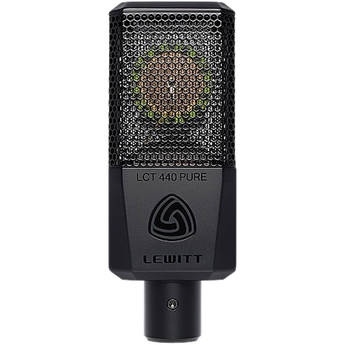 Lewitt LCT 440 PURE Large-Diaphragm Cardioid Condenser Microphone (Black)