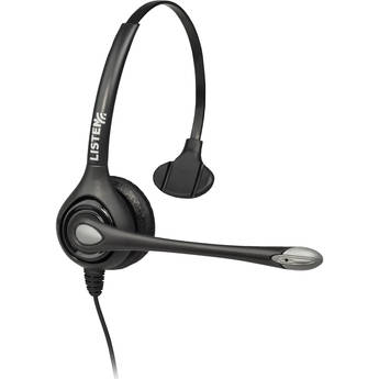 Listen Technologies LA-452 On-Ear Headset with Boom Mic (Single-Ear)