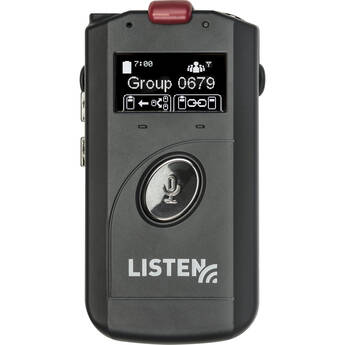 Listen Technologies LK-1 ListenTALK Transceiver with Lanyard, Ear Speaker, and Battery (North America)