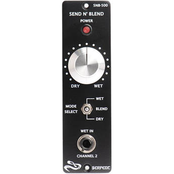 Serpent Audio 500 Series Send N' Blend Mix / Blend Module