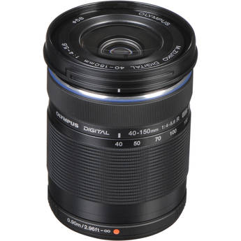 Olympus M.Zuiko Digital ED 40-150mm f/4-5.6 R Lens (Black)
