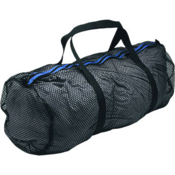 Innovative Scuba Concepts Heavy-Duty Mesh Duffel Bag (Large, Black/Blue)