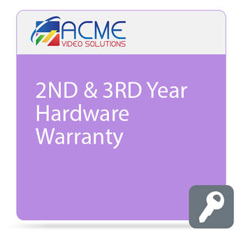 ACME VIDEO SOLUTIONS Additional 2-Year Hardware Warranty for ACME GO (Download)