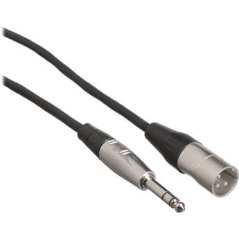 Hosa Technology Balanced 1/4" TRS Male to 3-Pin XLR Male Audio Cable (3')