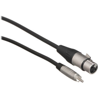 Hosa Technology HXR-005 Unbalanced 3-Pin XLR Female to RCA Male Audio Cable (5')