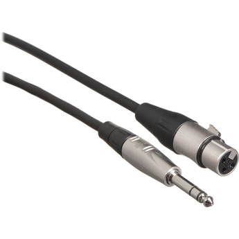 Hosa Technology HXS-005 Balanced 3-Pin XLR Female to 1/4" TRS Male Audio Cable (5')