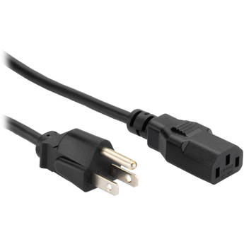 1.5，Small Size Light Weight and Easy to carrym Todayday Normal AC 3 Prong PC Power Extension Cord/Cable Cable Length