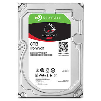 ST8000VN004 3.5 Inch SATA 6Gb//s 7200 RPM 256MB Cache for RAID Network Attached Storage Seagate IronWolf 8TB NAS Internal Hard Drive HDD Frustration Free Packaging