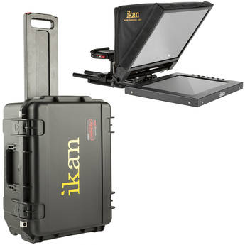 ikan PT1200 Teleprompter Travel Kit with Rolling Hard Case