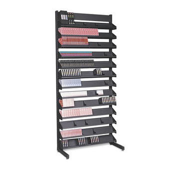 Turtle Single-Sided Multi-Media Rack with 12 Shelves for 360 LTO-Size Tapes (84" High)