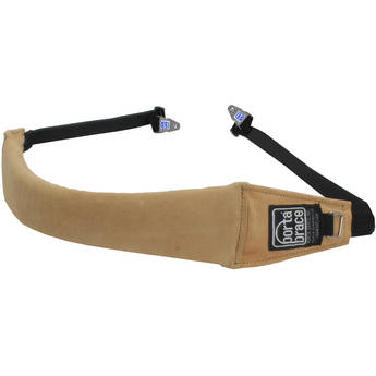 PortaBrace Heavy-Duty Suede Shoulder Strap with Camera Clips (Beige)