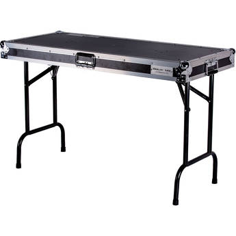 DeeJay LED Universal Foldout DJ Table with Locking Pins (48" Wide)