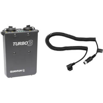 Quantum Instruments Turbo SC Cámara Flash delgada y compacta Batería Pack-Tsc 
