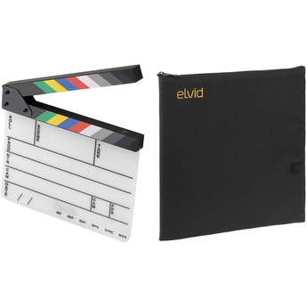 Elvid 9-Section Acrylic Dry Erase Production Slate with Soft Case Kit