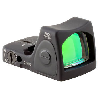 Trijicon RM06 RMR Type 2 Adjustable LED Reflex Sight (3.25 MOA Red Dot, Matte Black)