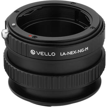 Vello Nikon F-Mount G Lens to Sony E-Mount Camera Lens Adapter with Macro