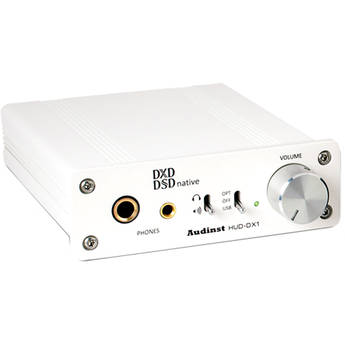 Audinst HUD-DX1W Compact High-Resolution, DSD-Capable USB DAC (White)