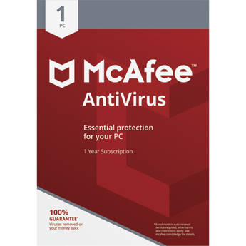 McAfee Antivirus 2021 (Download / 1 Windows License / 1-Year Subscription)