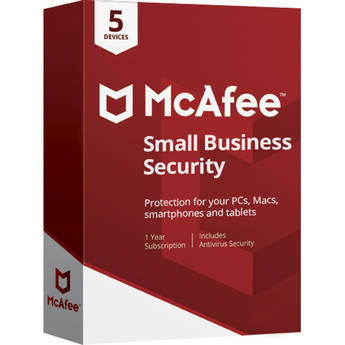 McAfee Small Business Security 2021 (Download, 5 Devices, 1-Year Subscription)