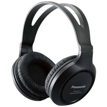 rp ht161 k - Panasonic RP-HT161-K Over-Ear Headphones (Black)