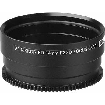 Sea & Sea Focus Gear for Nikon Ai AF NIKKOR ED 14mm f/2.8D Lens in Port on MDX Housing