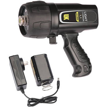 Underwater Kinetics Light Cannon eLED L1 Rechargeable Dive Light with Pistol Grip (Black, Box)