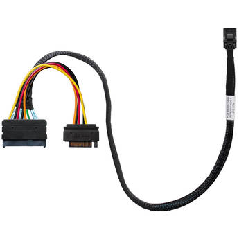 HighPoint SFF-8643 to U.2 SFF-8639 Cable with 15-Pin SATA Power Connector