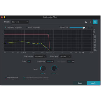 2nd SENSE Engineering Filter - Frequency Shaping Software for Mixing Purposes (Plug-in, Download)