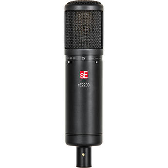 sE Electronics sE2200 Large-Diaphragm Cardioid Condenser Microphone with Isolation Pack (Black)