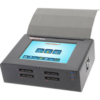 MediaClone SuperWiper 8 T3 SAS/SATA Erase Field Unit with SAS/SATA-3 / USB 3.0 Ports & SAS Controller