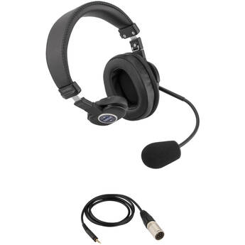 Senal SMH-1010CH Single-Sided Communication Headset with 5-Pin XLRM Cable for Telex System
