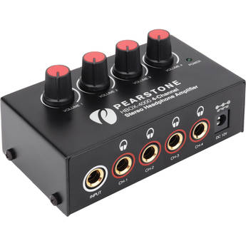 Pearstone HBOX-4000 4-Channel Stereo Headphone Amplifier