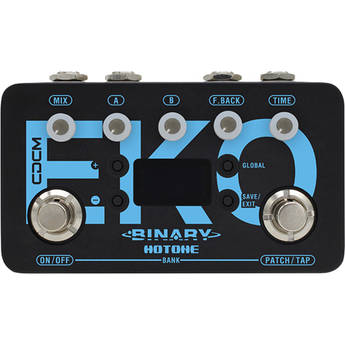 Hotone Binary EKO Stereo Delay Pedal for Electric Guitars