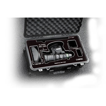 Jason Cases Protective Case for Fujinon 20-120mm T3.5 Cabrio Lens (Black Overlay)