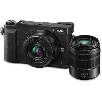 Panasonic Lumix GX85 Mirrorless Camera with 12-32mm and 45-150mm Lenses