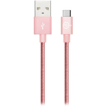 REVJAMS USB Type-C to USB Type-A Cable (3', Rose Gold)