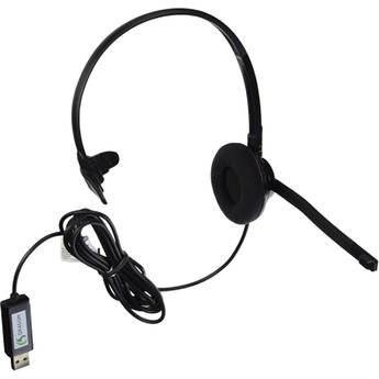 Kofax (Nuance) HS-GEN-C Stereo Communication Headset with Dragon USB Adapter