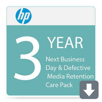 HP 3-Year Next Business Day Onsite Support with Media Retention