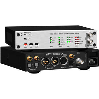 Mutec MC-1.1+ Bidirectional Digital Audio Format Converter for AES3, AES3id, and S/PDIF