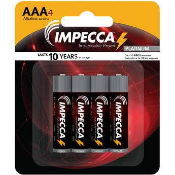 Impecca Alkaline AAA Batteries (4-Pack)
