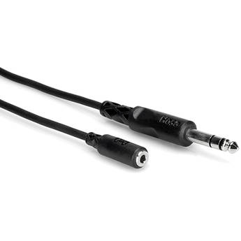 Hosa Technology Stereo Mini Female to Stereo 1/4" Male Headphone Extension Cable - 25'