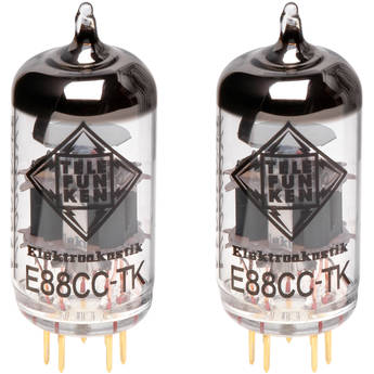 Telefunken E88CC-TK/6922 Black Diamond Series Vacuum Tubes (Matched Pair)