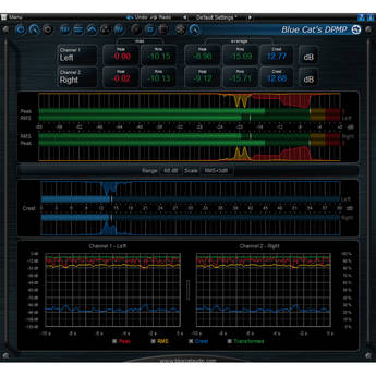 Blue Cat Audio DP Meter Pro Audio Meter and Side-Chaining Plug-In
