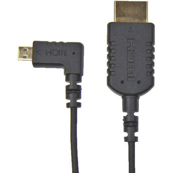 Camera Motion Research UFAR90D30 Thin Right-Angle Micro-HDMI to HDMI Cable (31")