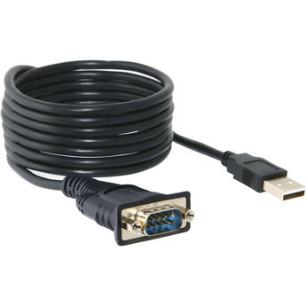 Sabrent USB 2.0 Type-A Male to RS-232 DB9 Serial 9-Pin Male Adapter Cable (FTDI Chipset, 6')