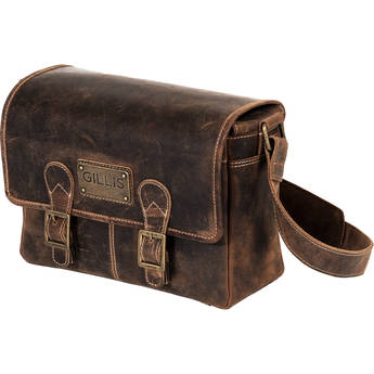 GILLIS LONDON Trafalgar Leather Handy Shoulder Camera Bag (Brown)