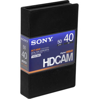Sony BCT-40HD/2 HDCAM Videocassette, Small