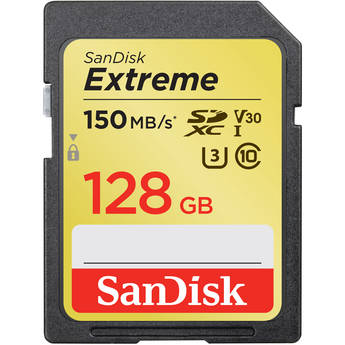 SanDisk 128GB Extreme UHS-I SDXC Memory Card